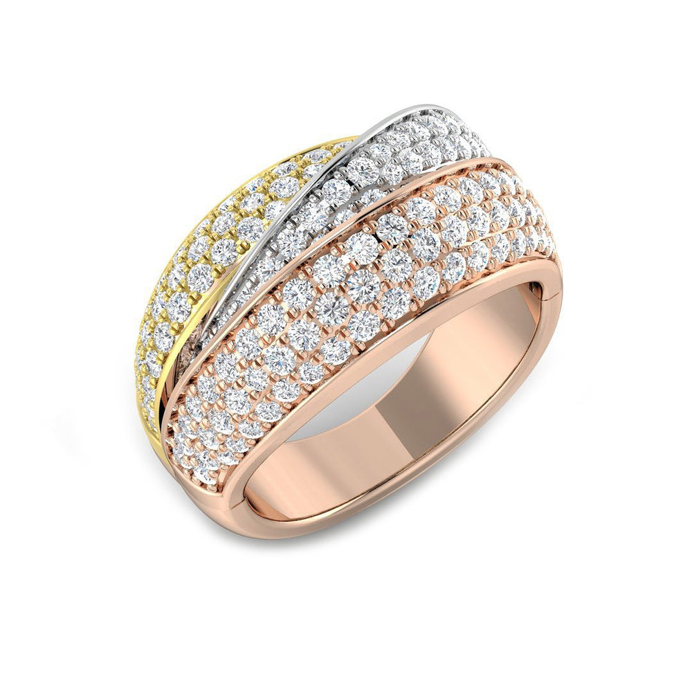 Ring 18 KT 3 TONE