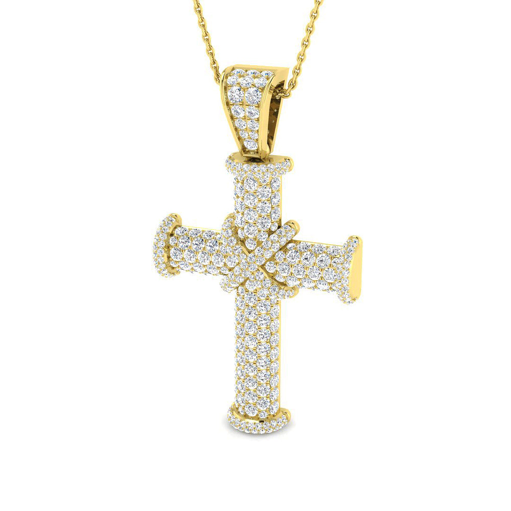 Cross 18 KT Yellow Gold