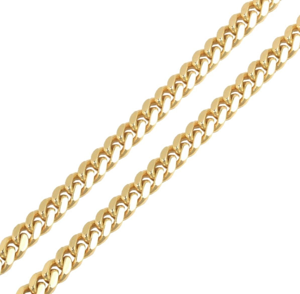 9ct Yellow Gold Cuban Bracelet 10mm 52.8g