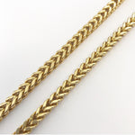 9ct 5mm Italian Franco Chain / Bracelet (Semi-Hollow)