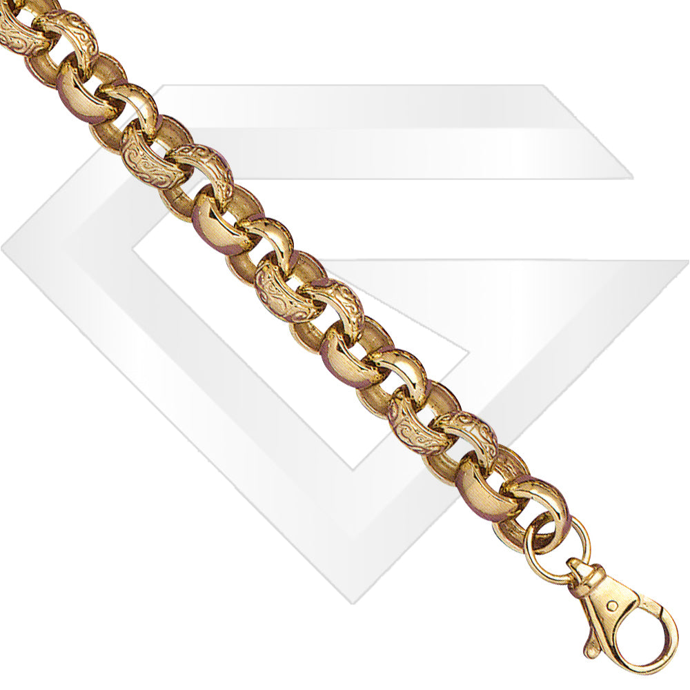 9ct UK Belcher Gold Chain / Bracelet (Gauge 6)