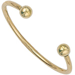 9ct Yellow Gold Solid Baby Torque Bangle