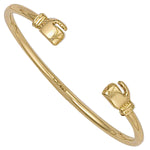 9ct Yellow Baby Boxing Glove Bangle