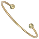 9ct Yellow Gold Ladies 2.5mm Torque Bangle