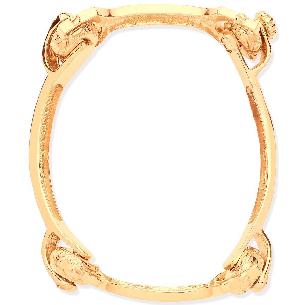 9ct Yellow Gold 4 Piece Bone Baby Bangle