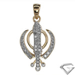 14K Yellow Gold 0.25ctw Diamond Pendant