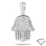 14K White Gold 2.50ctw Diamond 'Hamza' Pendant