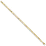 Yellow Gold Italian Style Flat Anchor Chain