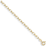 9ct Yellow Gold Diamond Cut Belcher Chain