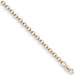 9ct Yellow Gold Round Belcher Chain