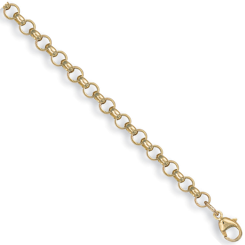 9ct Yellow Gold Round Belcher Chain