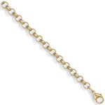 9ct Yellow Gold Round Belcher Chain