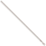 9ct White Gold Curb Chain