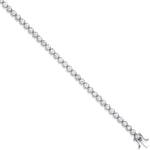 18ct White Gold 4.00ct Diamond Tennis Bracelet