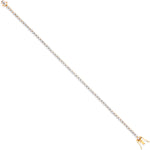 18ct Yellow Gold 1.00ctw Diamond Tennis Bracelet