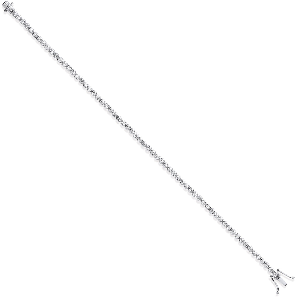 18ct White Gold 1.60ct Diamond Tennis Bracelet