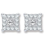 18ct White Gold 0.50ct Diamond Stud Earrings