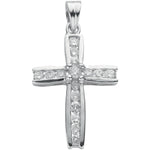 18ct White Gold 1.00ct Diamond Cross