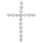 18ct White Gold 0.75ct Diamond Cross