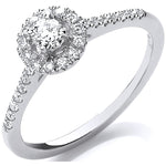 18ct White Gold 0.37ctw Fancy Engagement Ring