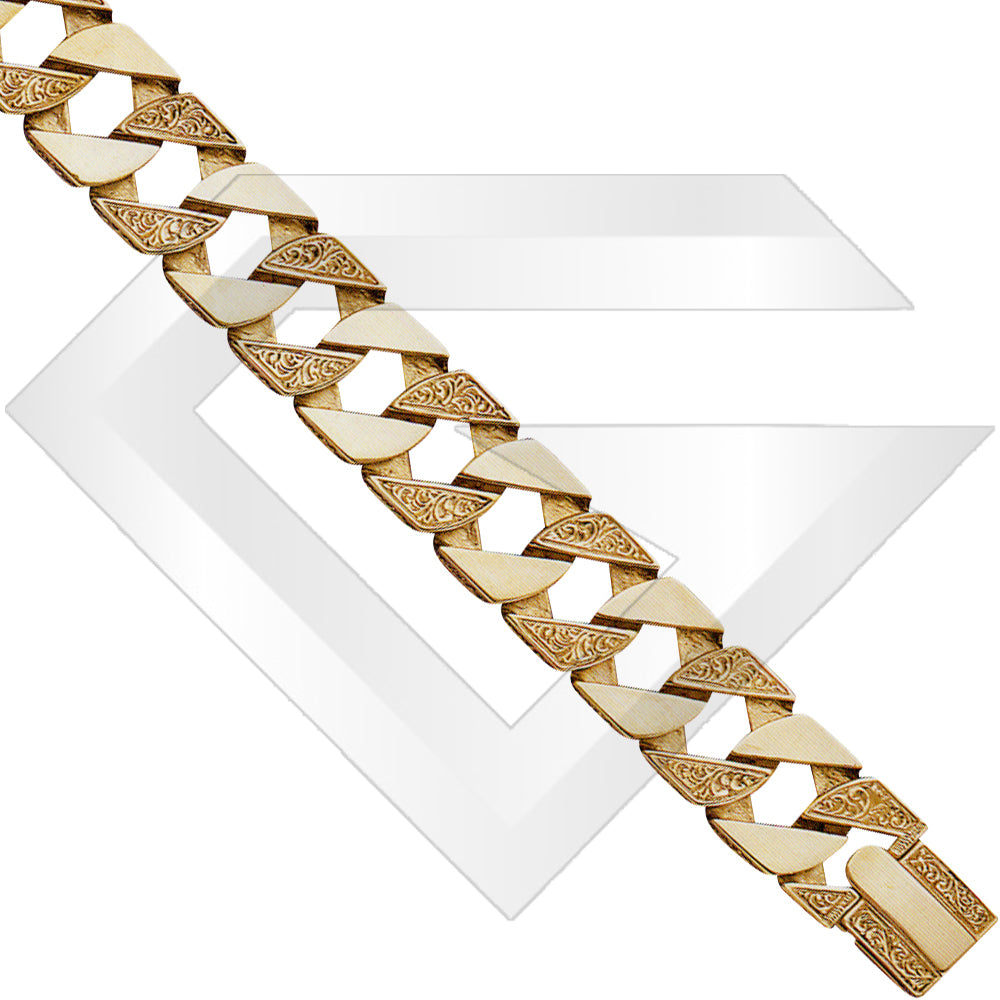 9ct Lima Gold Chain / Bracelet (Gauge 7)