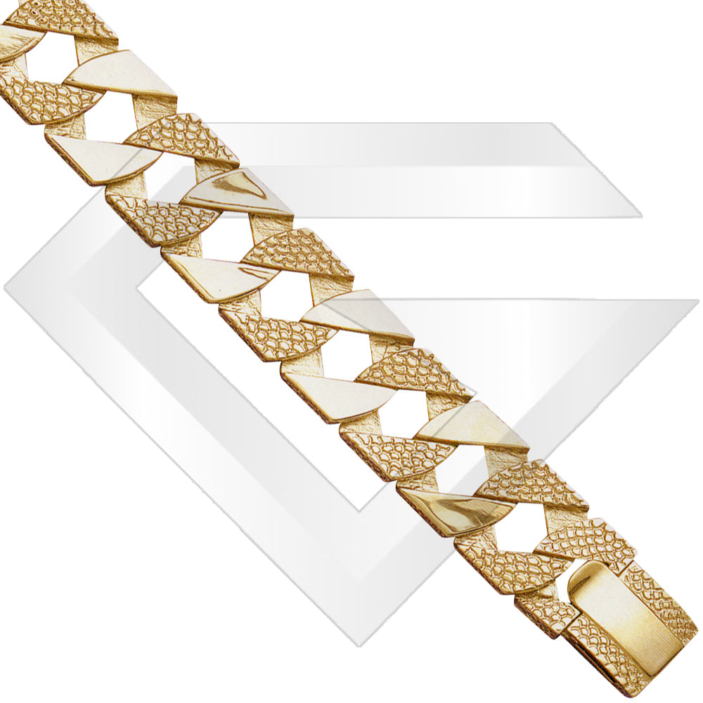 9ct London Gold Chain / Bracelet (Gauge 8)