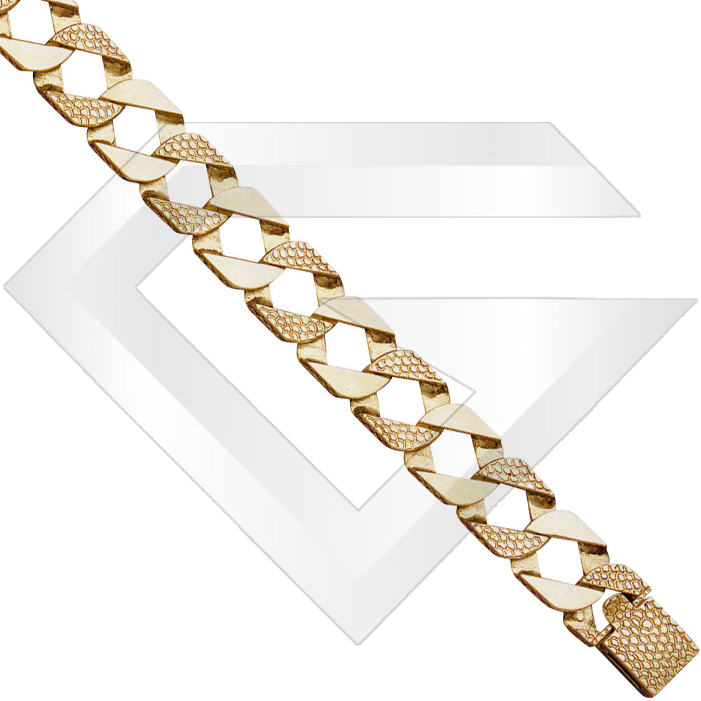 9ct London Gold Chain / Bracelet (Gauge 5)