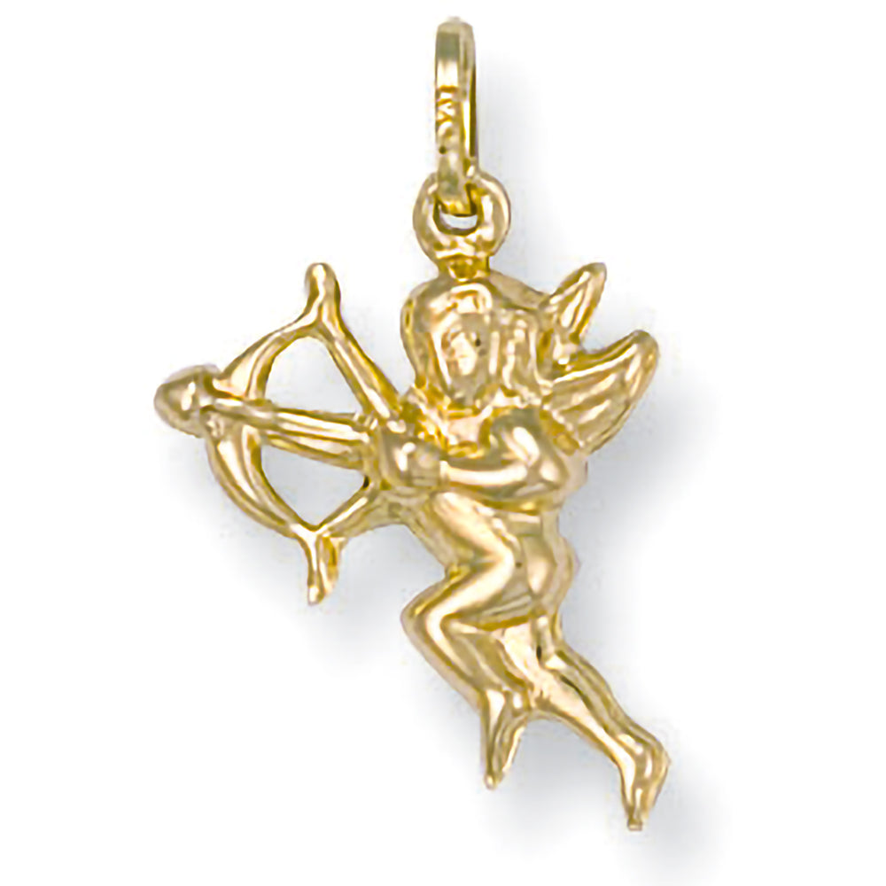 9ct Yellow Gold Cupid Pendant