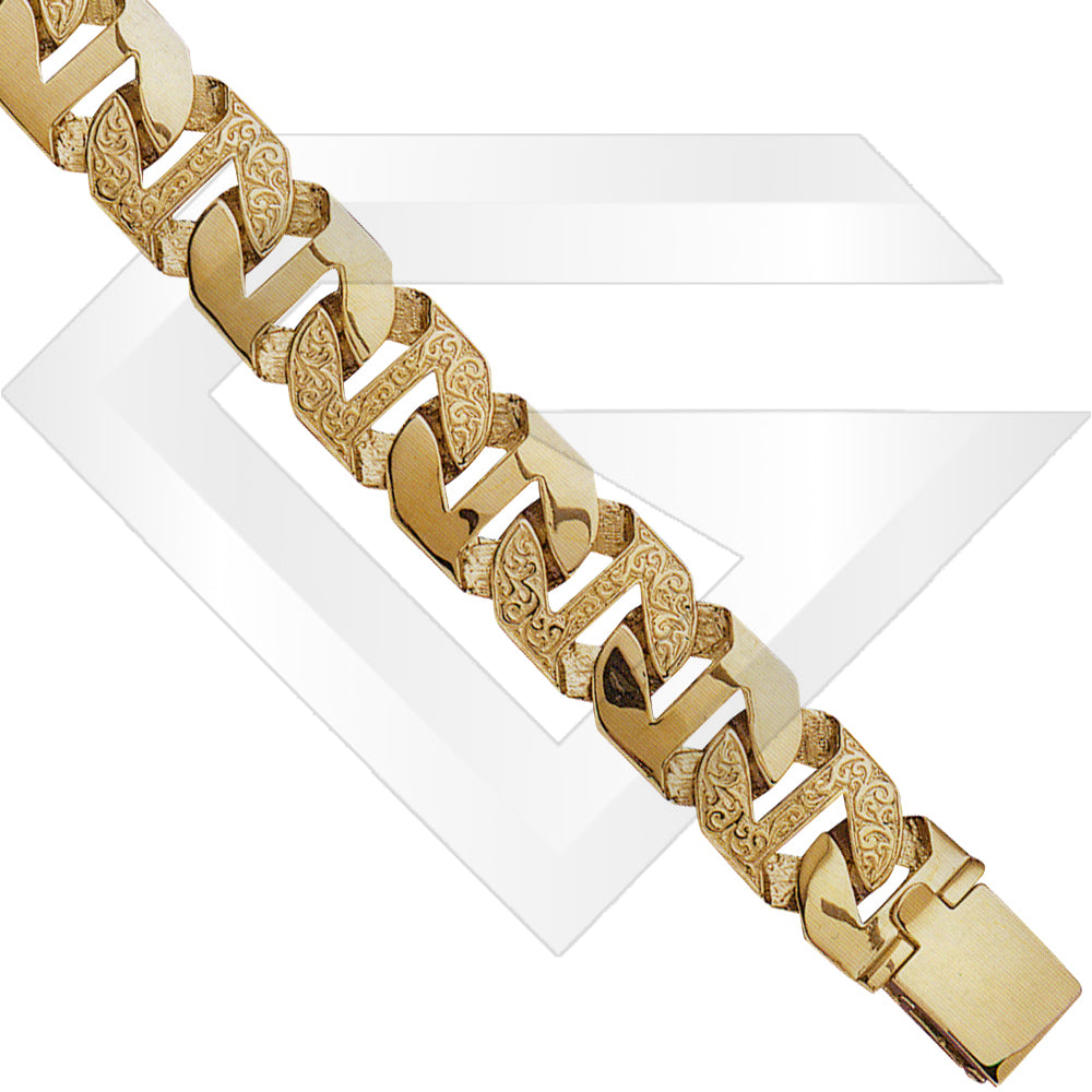 9ct Rangoon Gold Chain / Bracelet (Gauge 7)