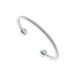 Silver Baby Torque Bangle