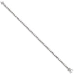 Silver Cubic Zirconia Tennis Bracelet