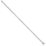 Silver Rubover 3.7mm Cubic Zirconia Tennis Bracelet