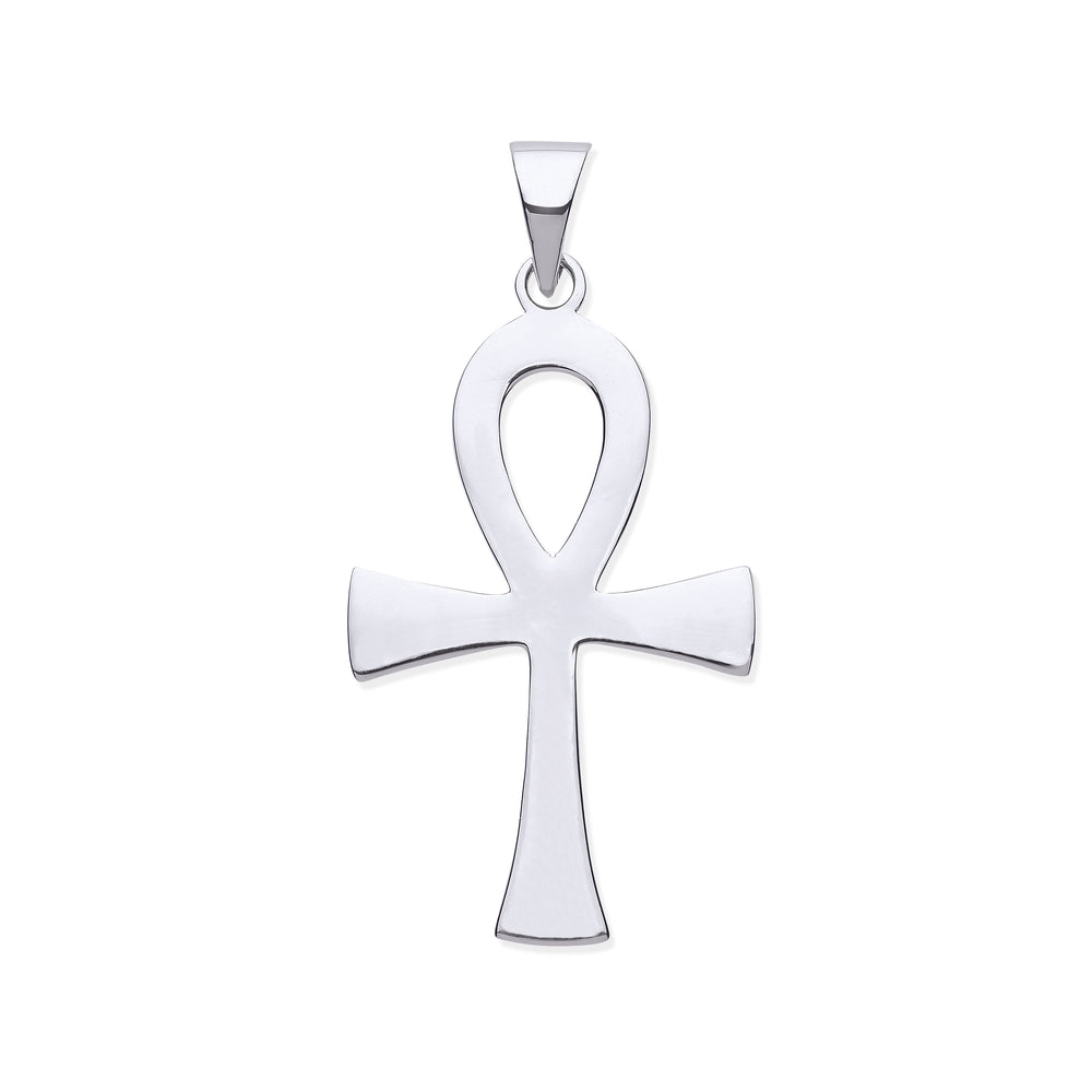 Silver Ankh Cross - Key of Life