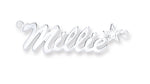 Silver Script Star Name Necklace