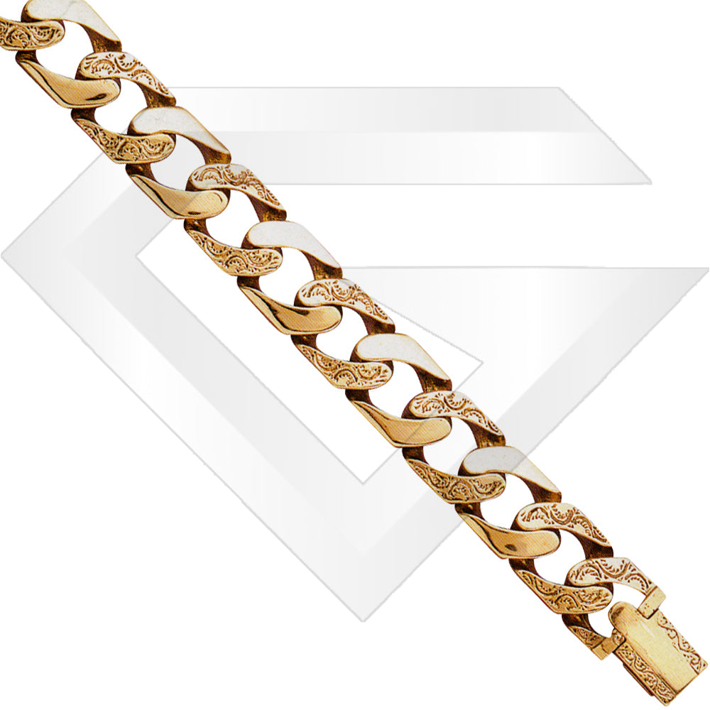 9ct Venice Gold Chain / Bracelet (Gauge 7)