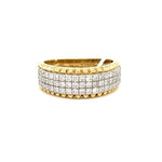 Square Set Diamond Ring