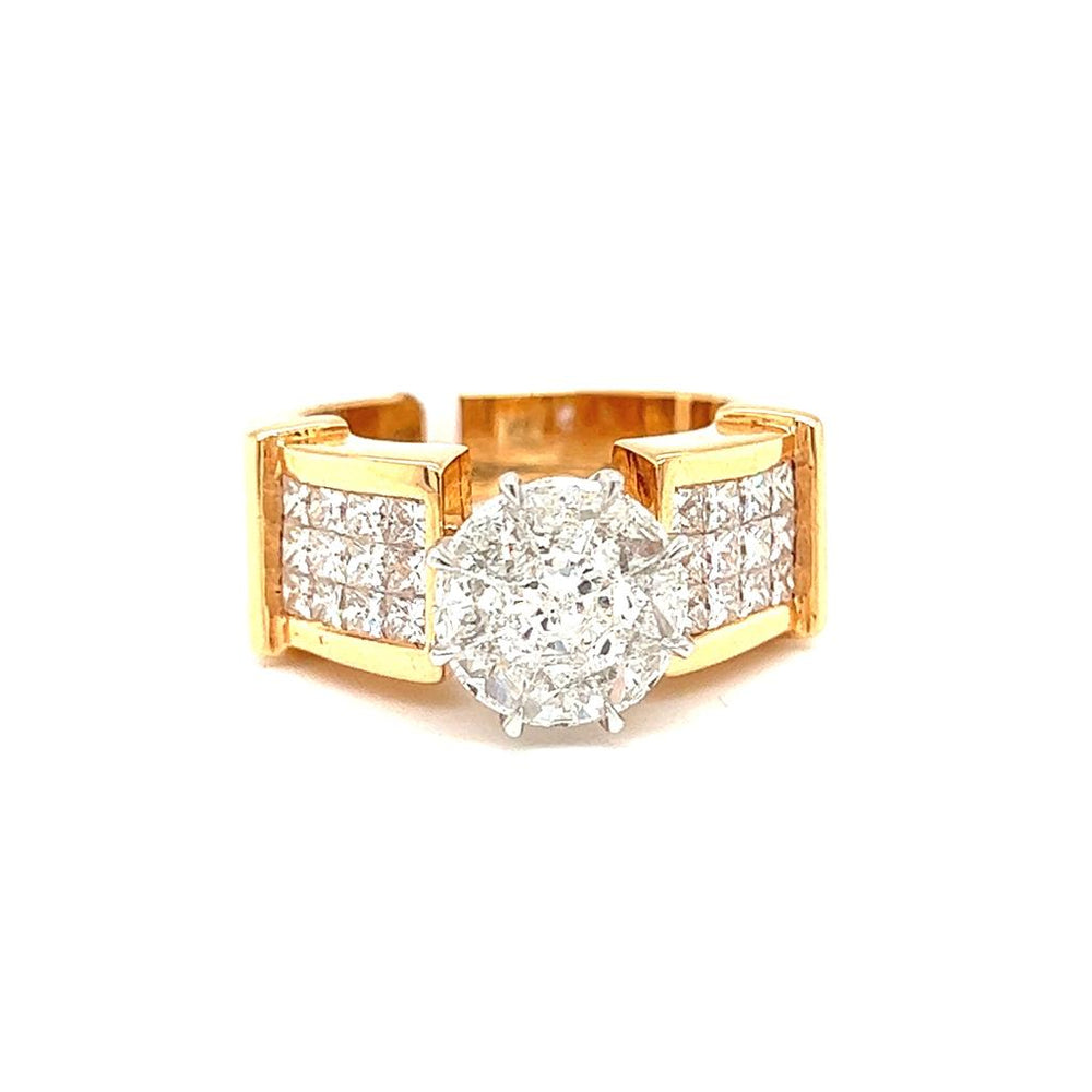 Illusion set diamond Ring