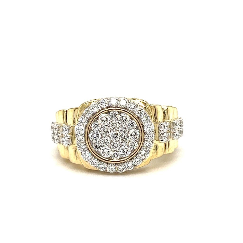 Round Circle Diamond Ring