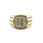 Gents Baguette Diamond Ring