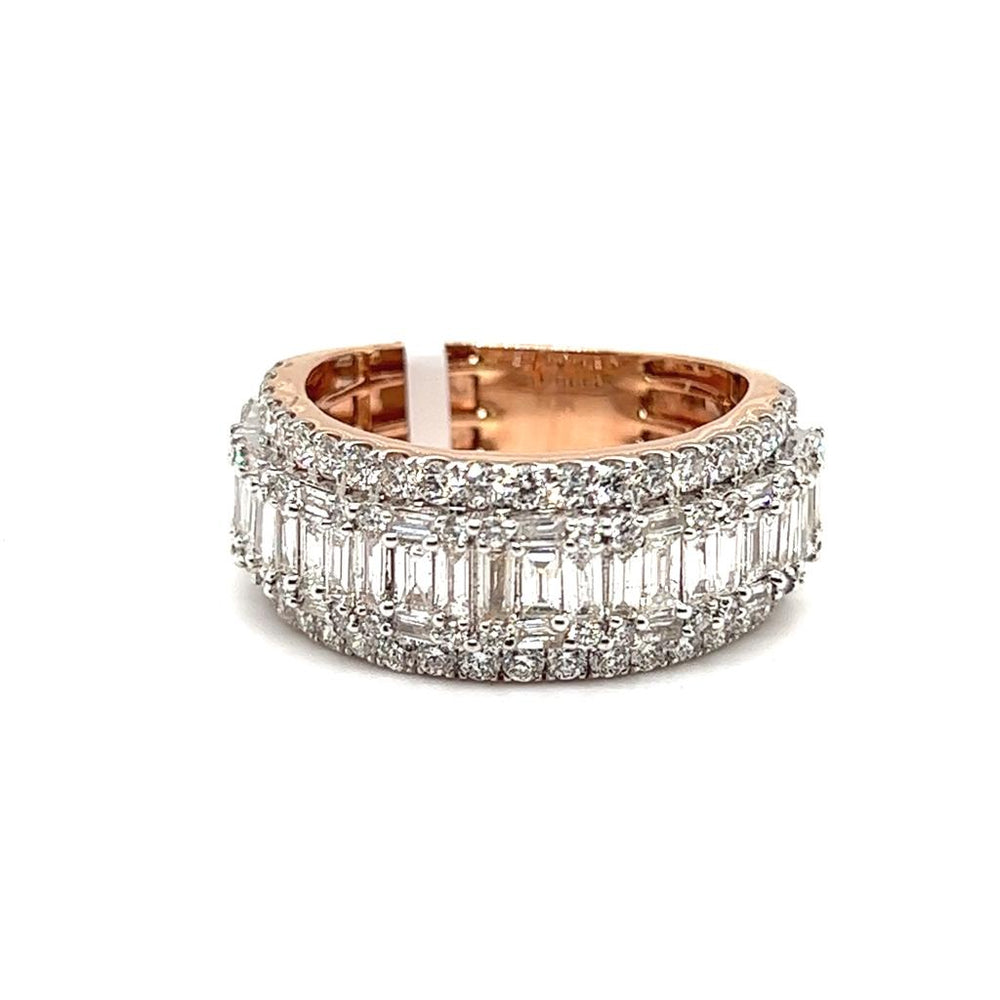 Large Baguette diamond Band