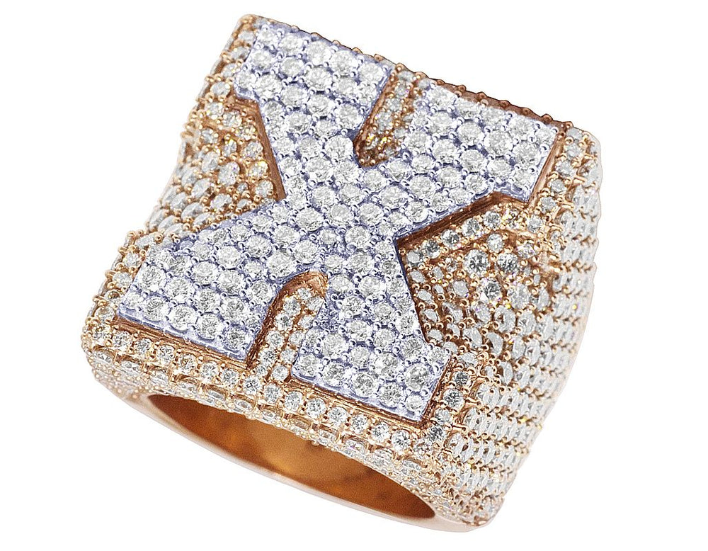 "X" Initial Ring