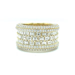 Gents Large Baguette Diamond Band