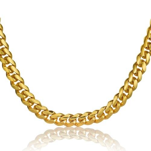 9ct 16mm Cuban Chain / Bracelet (Solid)