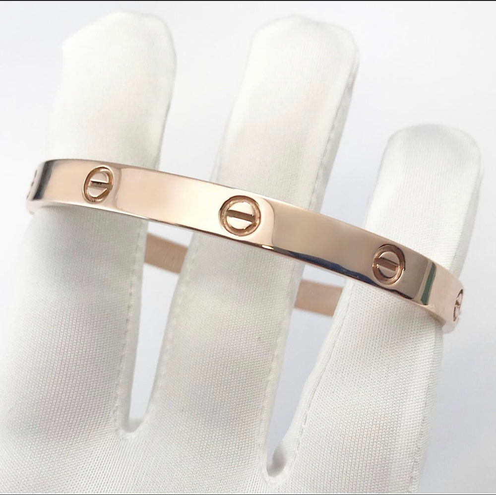 9ct Gold Hinged Screw Bangles