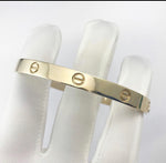 9ct Gold Hinged Screw Bangles