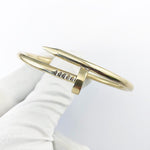 9ct Gold Hinged Nail Bangles