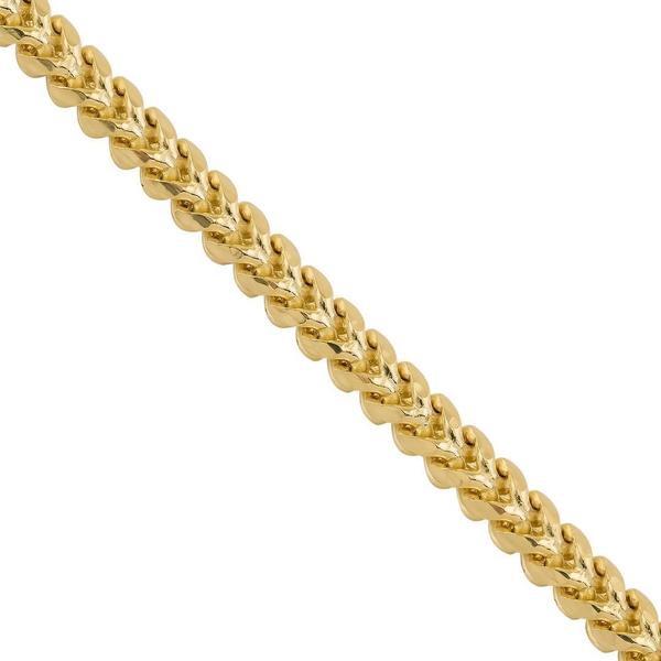 9ct 2.3mm Italian Franco Style Chain / Bracelet (Semi-Hollow)