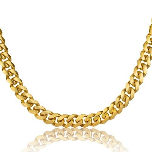 9ct 14mm Cuban Chain / Bracelet (Solid)